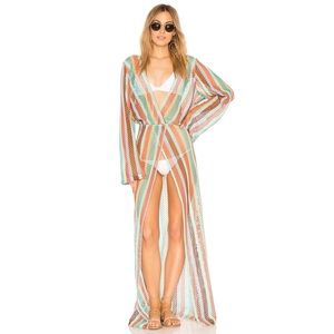 Luli Fama striped cover up